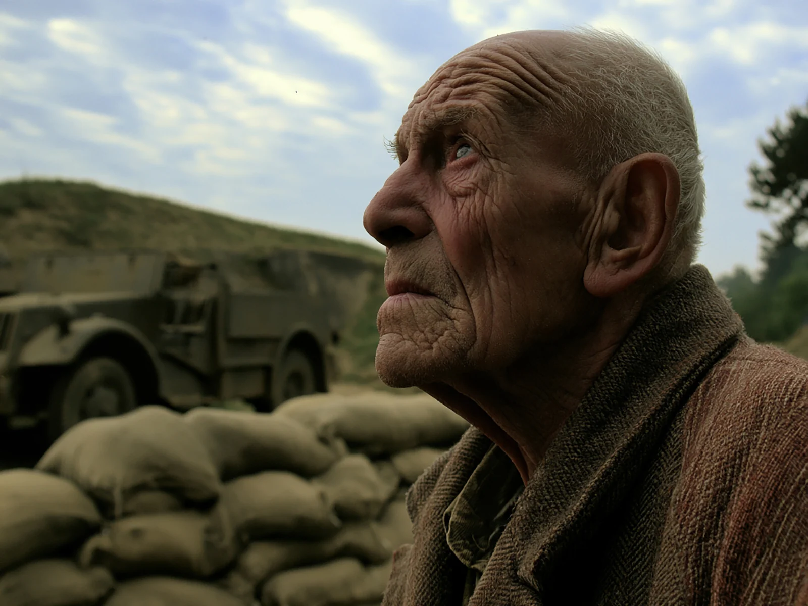 Discovery Guide avatar at a wartime heritage site
